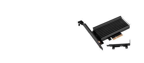M.2 NVMe SSD M key to PCIe x4 ARGB adapter card with heatsink and thermal pad M.2 NVMe SSD M key to PCIe x4 ARGB adapter card with heatsink and thermal pad